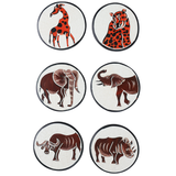 Coasters Animal-White-Various Designs