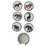 Coasters Animal-White-Various Designs