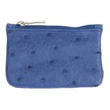 Coin Purse-Ostrich Leather-Various Colours