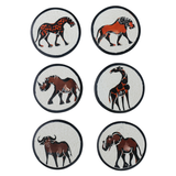 Coasters Animal-White-Various Designs