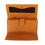 Ostrich Tripple Purse Ladies-Various Colours