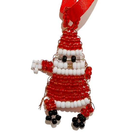 Beaded Father Christmas