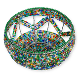 Beaded Wire Bowl-Round-Small-Subtle Colour Variations