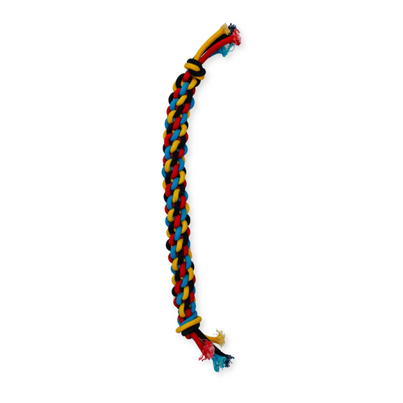 Dog Toys-Plaited Cotton Pull-Various Colours