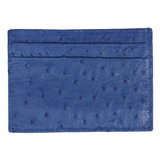 Double Card Holder-Ostrich Leather-Various Colours