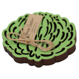 Coasters: Flower Collection Set4-Various Designs