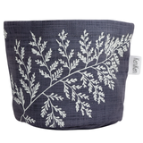 Soft Pot-White on Grey