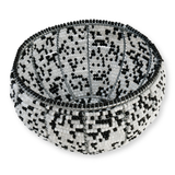 Beaded Wire Bowl-Round-Small-Subtle Colour Variations