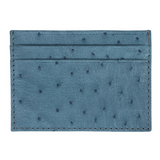 Double Card Holder-Ostrich Leather-Various Colours