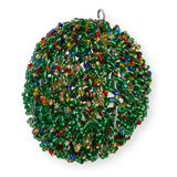 Beaded Christmas Balls-Medium-Various Colours