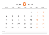 Calendar-Impressions 2025-Various Designs