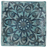 Plate-Santorini Flat Square-Comes in 2 sizes