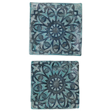 Plate-Santorini Flat Square-Comes in 2 sizes