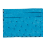 Double Card Holder-Ostrich Leather-Various Colours