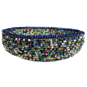 Beaded Wire Bowl-Round-XLarge