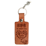 Keyring-Leather-Variety of engraved Names