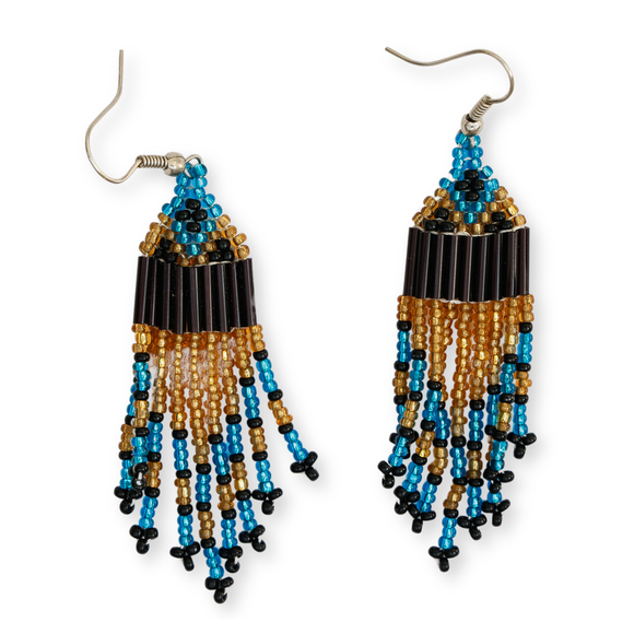 Earrings Mix Beads-Long Tassle-Various Designs