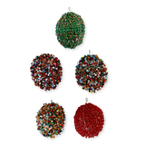 Beaded Christmas Balls-Medium-Various Colours