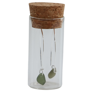 Earrings in Bottle-Sterling Silver-Coralia-OL