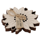 Coasters: Flower Collection Set4-Various Designs