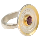 Ring Silver&22ct-Burmese Ruby