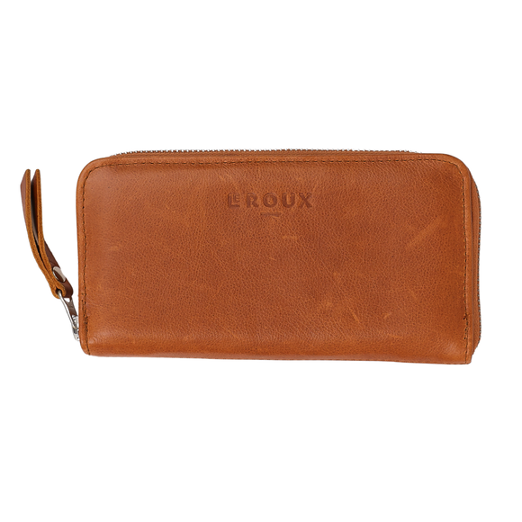 Zip Around Wallet-Bovine