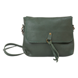 Classic Leather Crossbody Bag-Various Colours