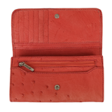 Leather Ladies Wallet with Zip-17-Available in 2 Colours