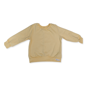 Sweatshirt-Pale Yellow