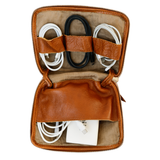 Cable Organiser Leather Bag-Various Colours