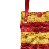 Shopping Bag-Yellow & Red
