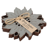 Coasters: Flower Collection Set4-Various Designs