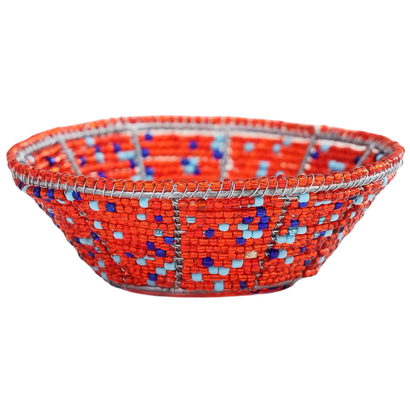 Beaded Wire Bowl-Fruit-Small-Available in 2 Colours