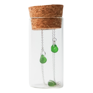 Necklace in Bottle-3Piece-Sterling Silver-Various Colours (OL)