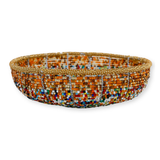 Beaded Wire Bowl-Round-Large