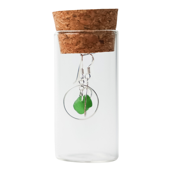 Earrings in Bottle-Sterling Silver-Avisa-OL