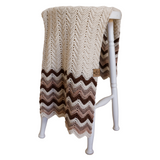 Organic Cotton Crochet Baby Blanket