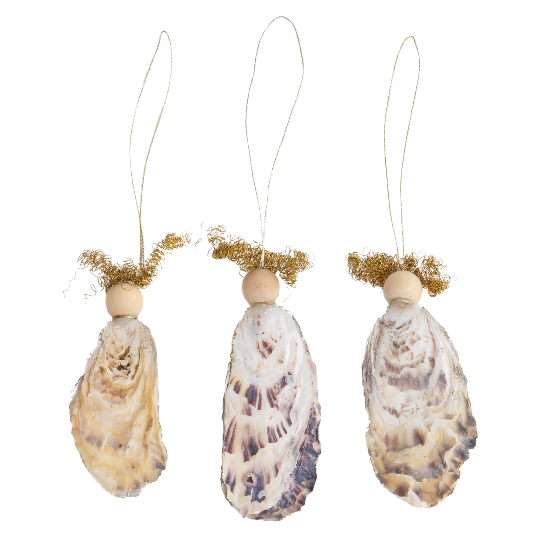 Oyster Shell-Christmas Angels-Set2 – THE COLLECTIVE - HOUT BAY