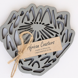 Coasters: Flower Collection Set4-Various Designs