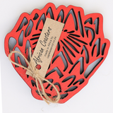 Coasters: Flower Collection Set4-Various Designs