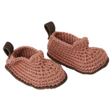 Booties-Knitted with Leather Sole