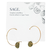 Hoop Earrings-Short-Gold-Various Colours-OL