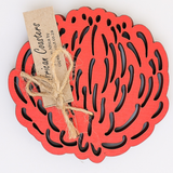 Coasters: Flower Collection Set4-Various Designs