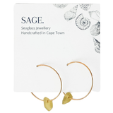 Hoop Earrings-Short-Gold-Various Colours-OL