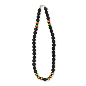 Necklace-Rasta Lava