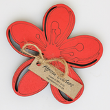 Coasters: Flower Collection Set4-Various Designs