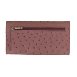 Leather Ladies Wallet with Zip-17-Available in 2 Colours