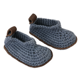 Booties-Knitted with Leather Sole