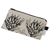 Pencil Bag-Black on Stone-Medium-Various Designs