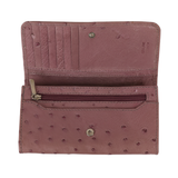 Leather Ladies Wallet with Zip-17-Available in 2 Colours